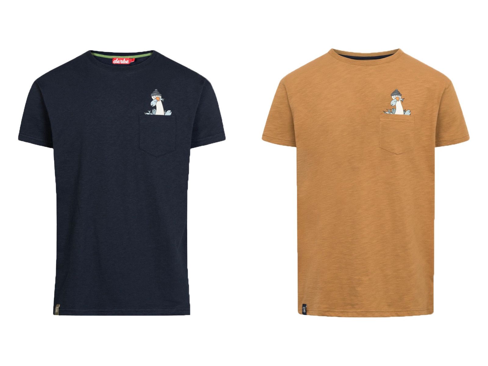DERBE HAMBURG M-04-TSFL-LANGER HALS Herren T-Shirt